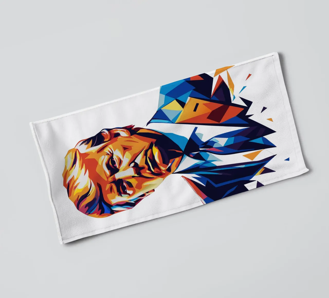 Donald Trump In WPAP Pop Art asciugamano da bagno da vectorartnesia