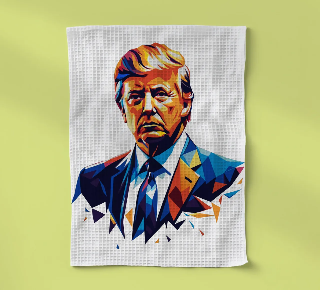 Donald Trump In WPAP Pop Art canovaccio da cucina da vectorartnesia