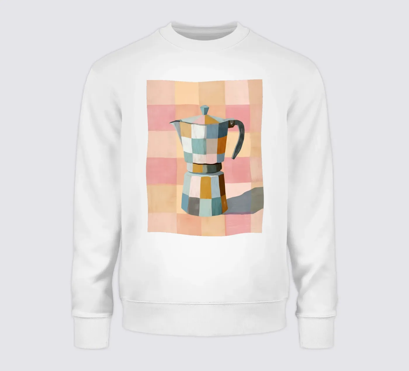 Patchwork Moka Pot Sweatshirt von cityart