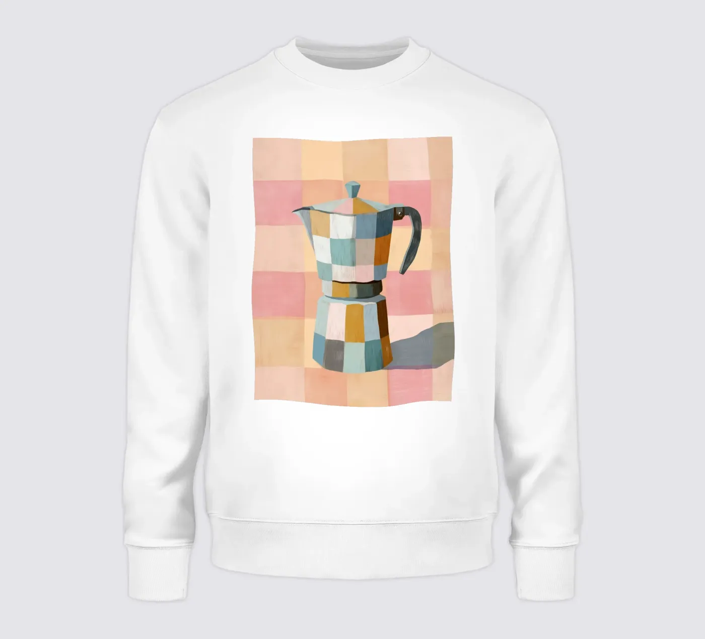 Patchwork Moka Pot Sweatshirt von cityart