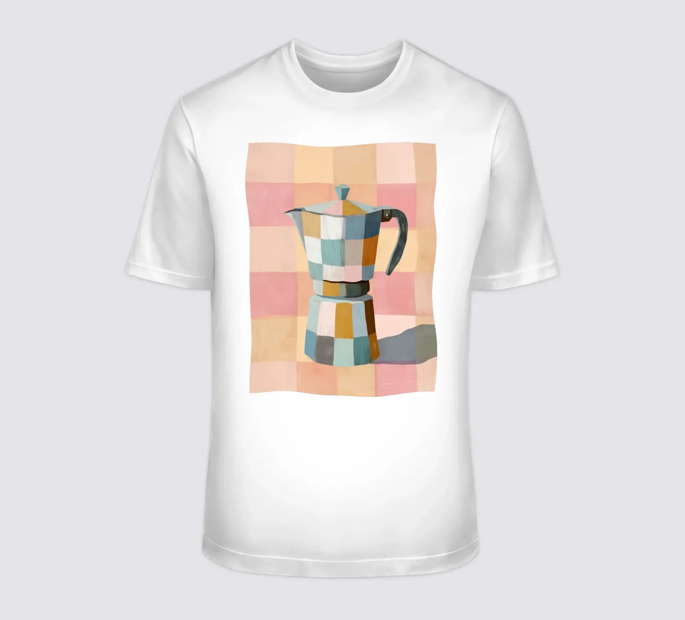 Patchwork Moka Pot t-shirt da cityart