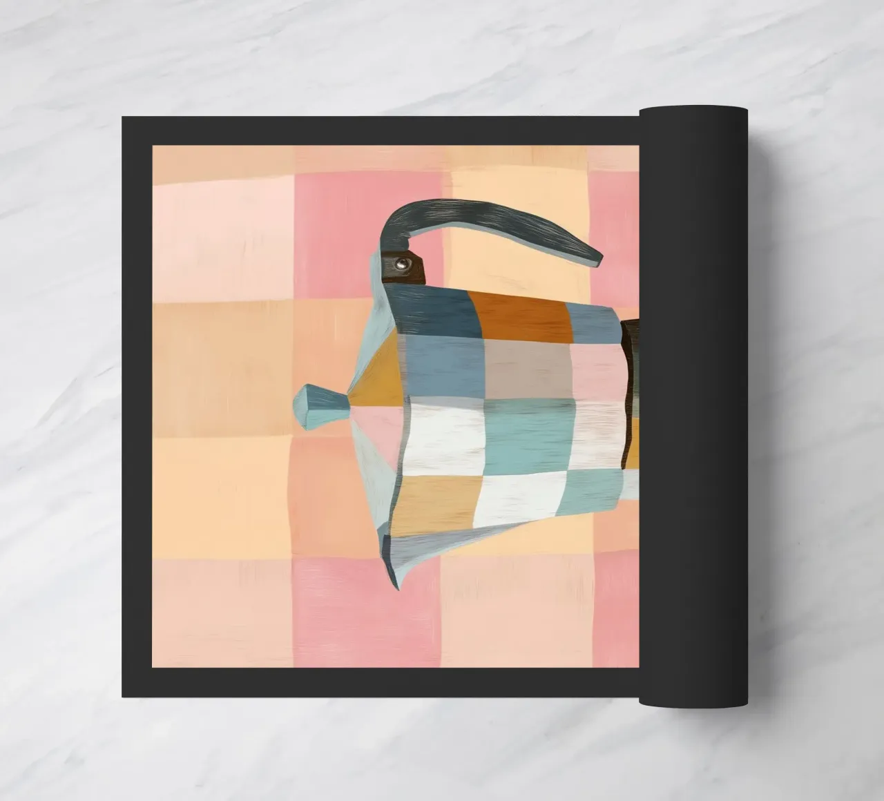 Patchwork Moka Pot Fußmatte von cityart