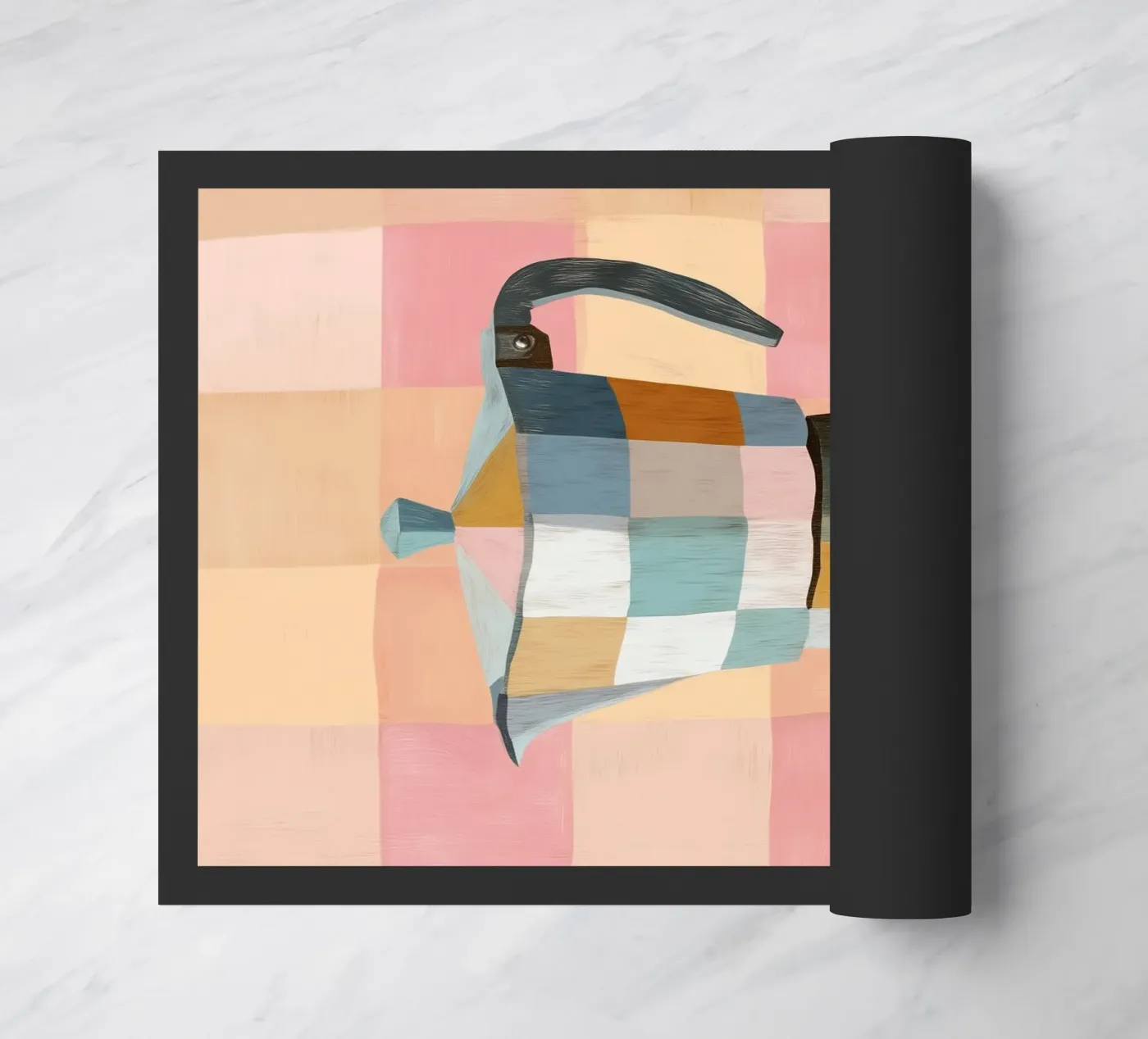 Patchwork Moka Pot deurmat van cityart