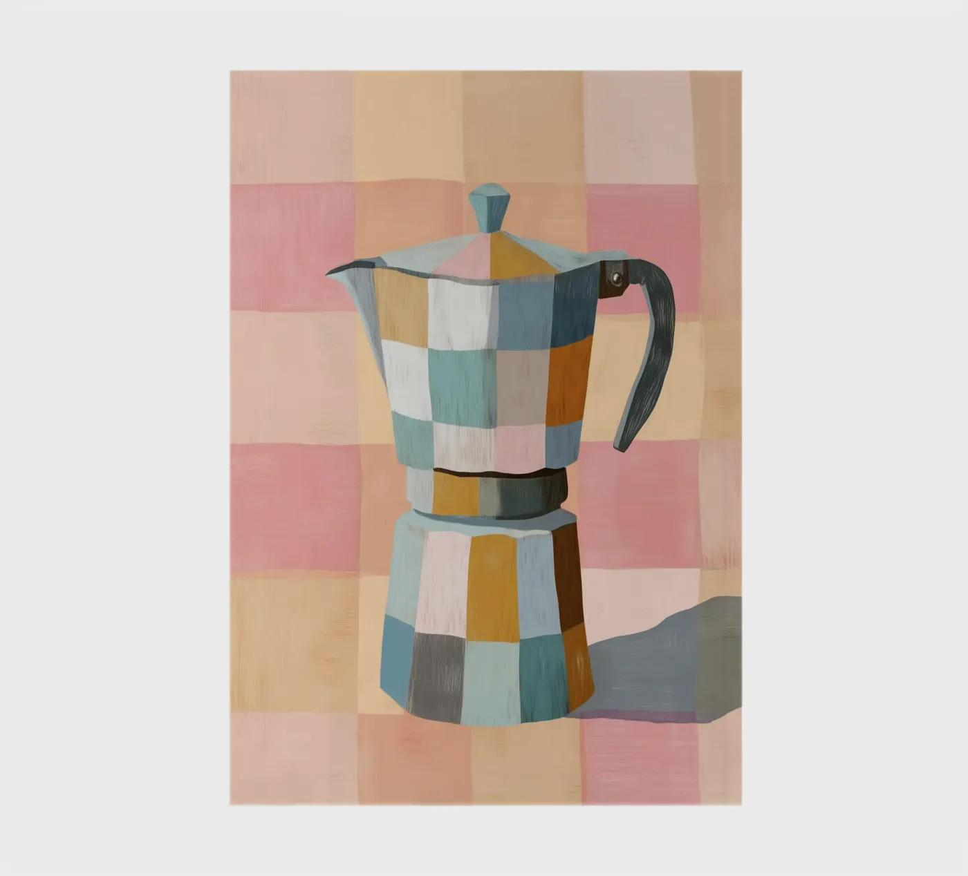 Patchwork Moka Pot notebook by cityart
