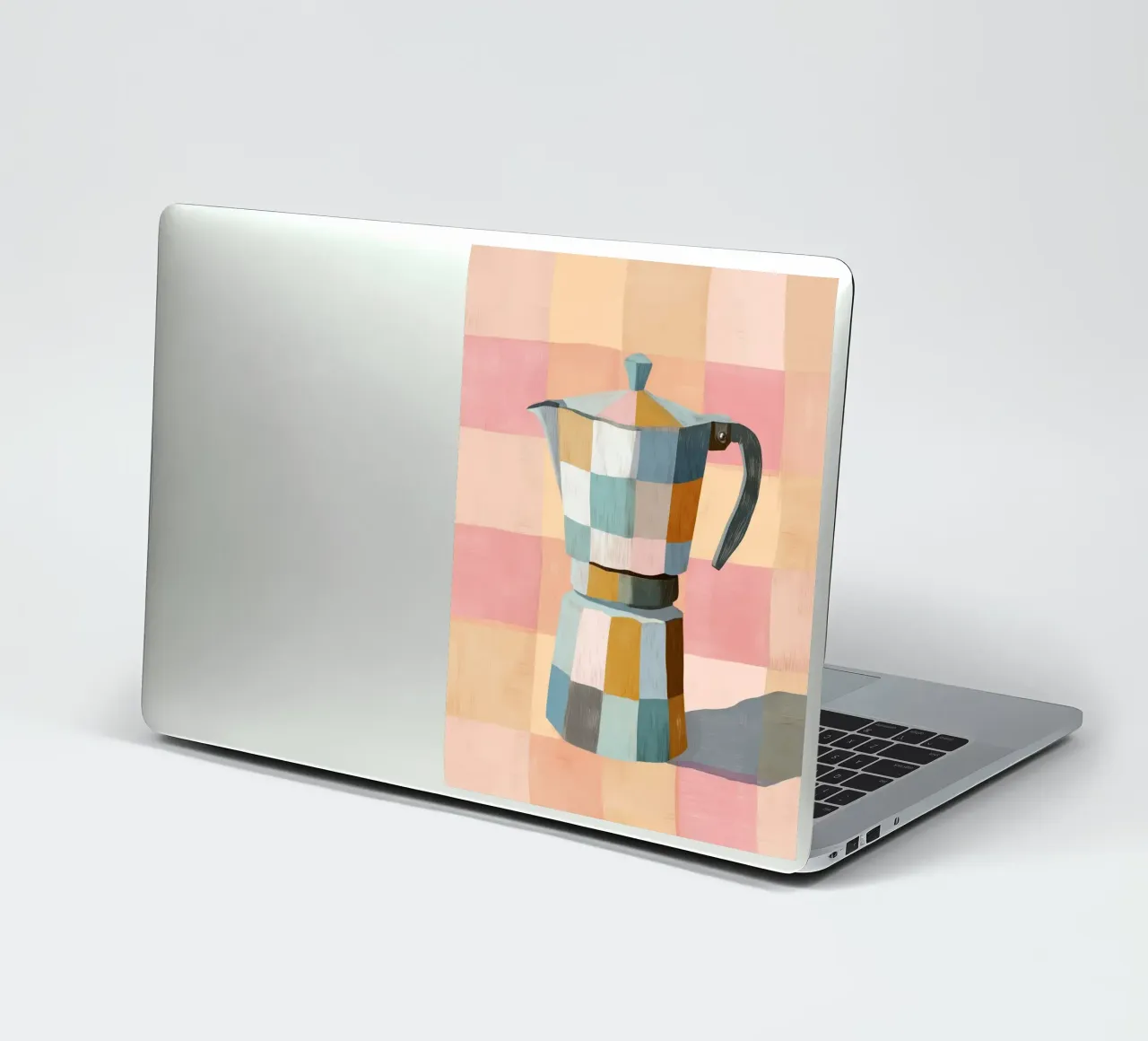 Patchwork Moka Pot sticker van cityart