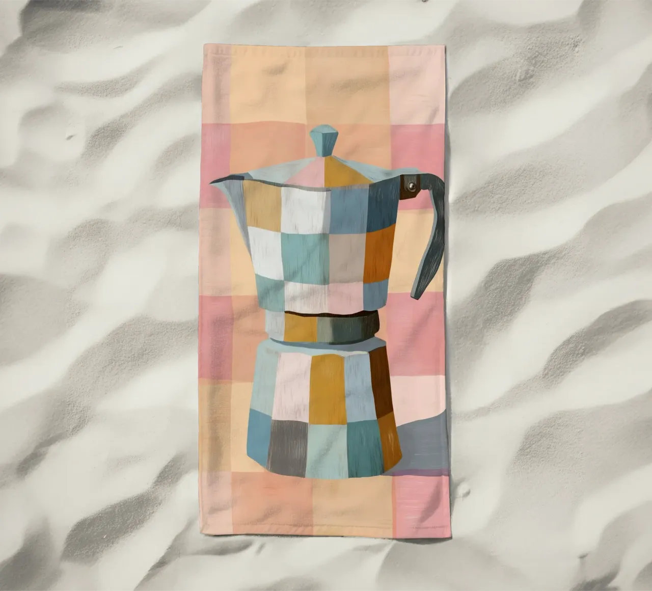 Patchwork Moka Pot telo mare da cityart