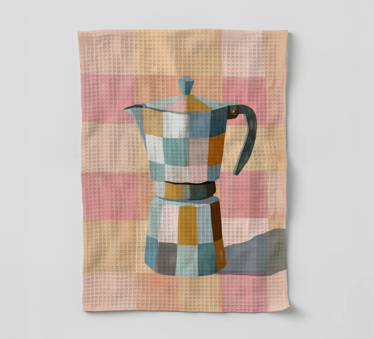 Patchwork Moka Pot torchon de cityart