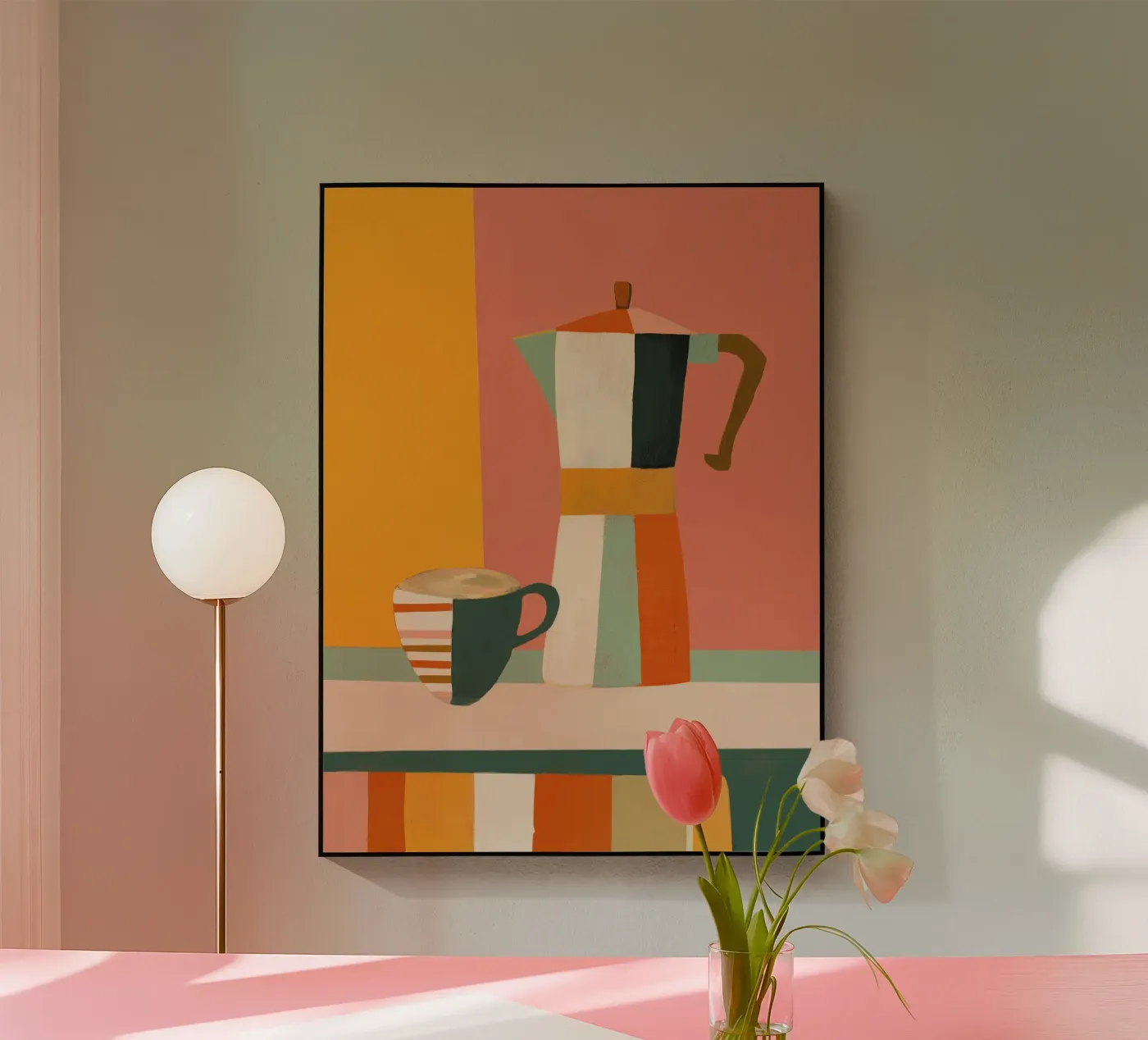 Sunset Moka acrylic glass by cityart