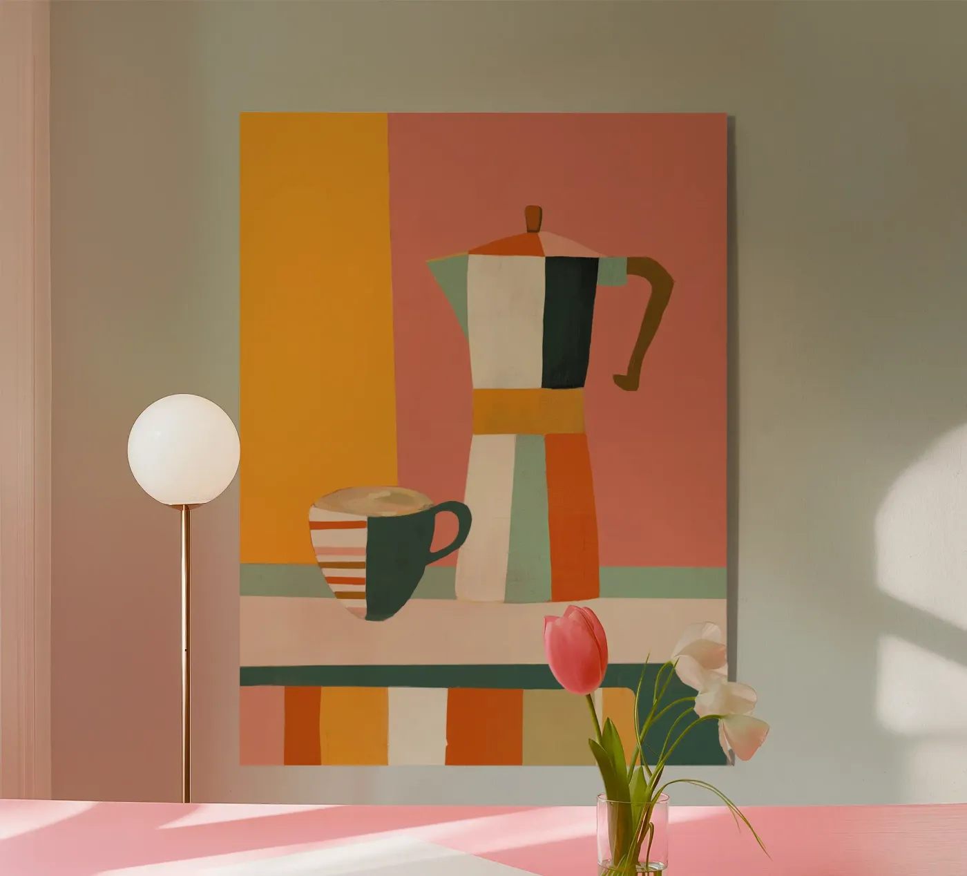 Sunset Moka acrylic glass by cityart