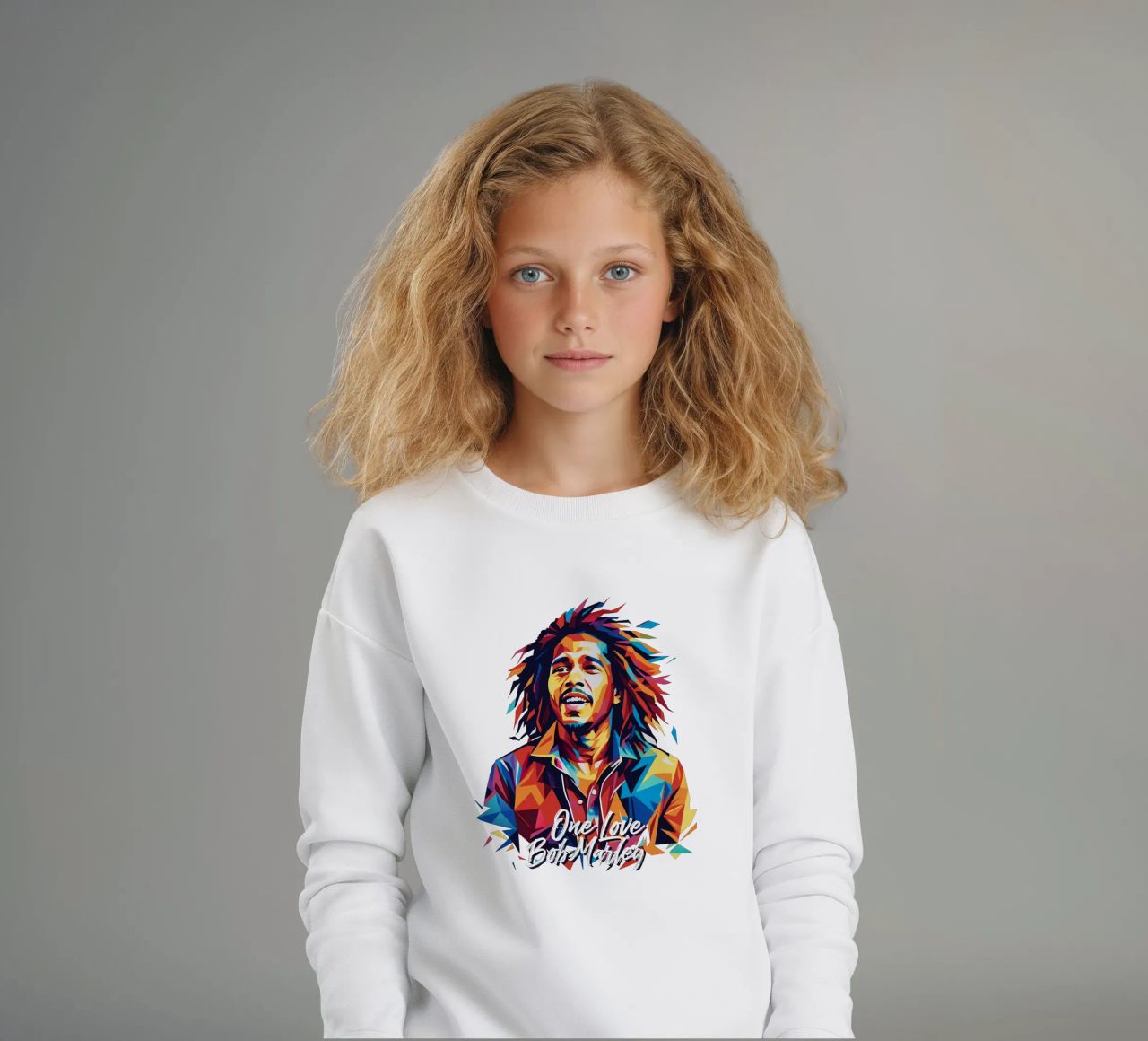 Bob Marley in WPAP Pop Art felpa bambino da vectorartnesia