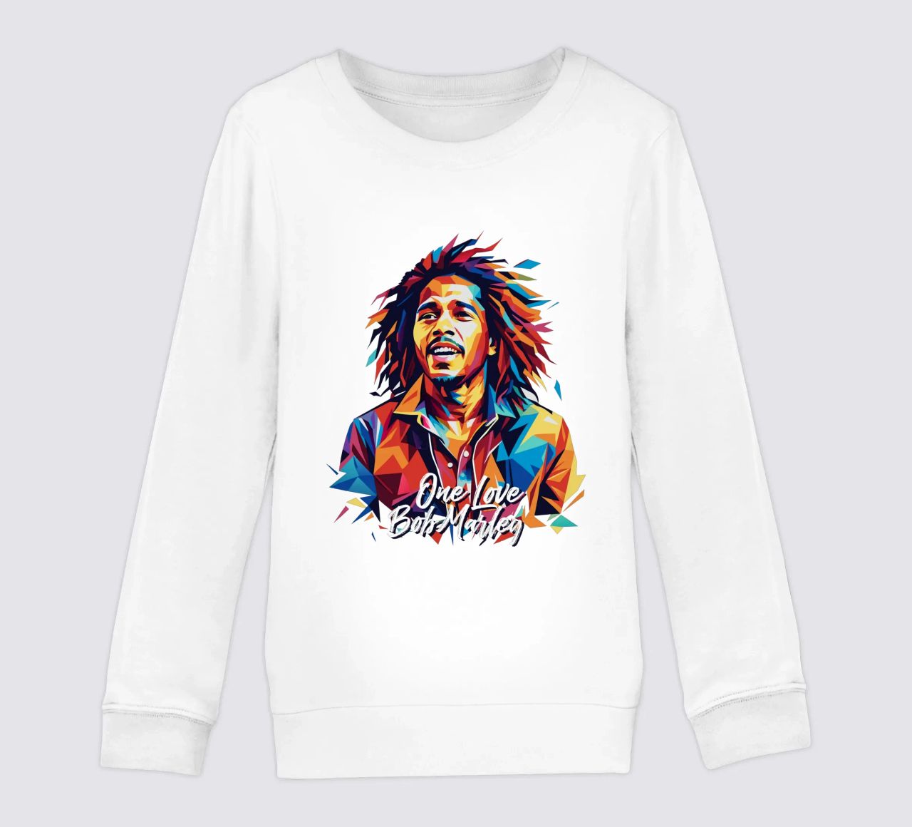 Bob Marley in WPAP Pop Art felpa bambino da vectorartnesia