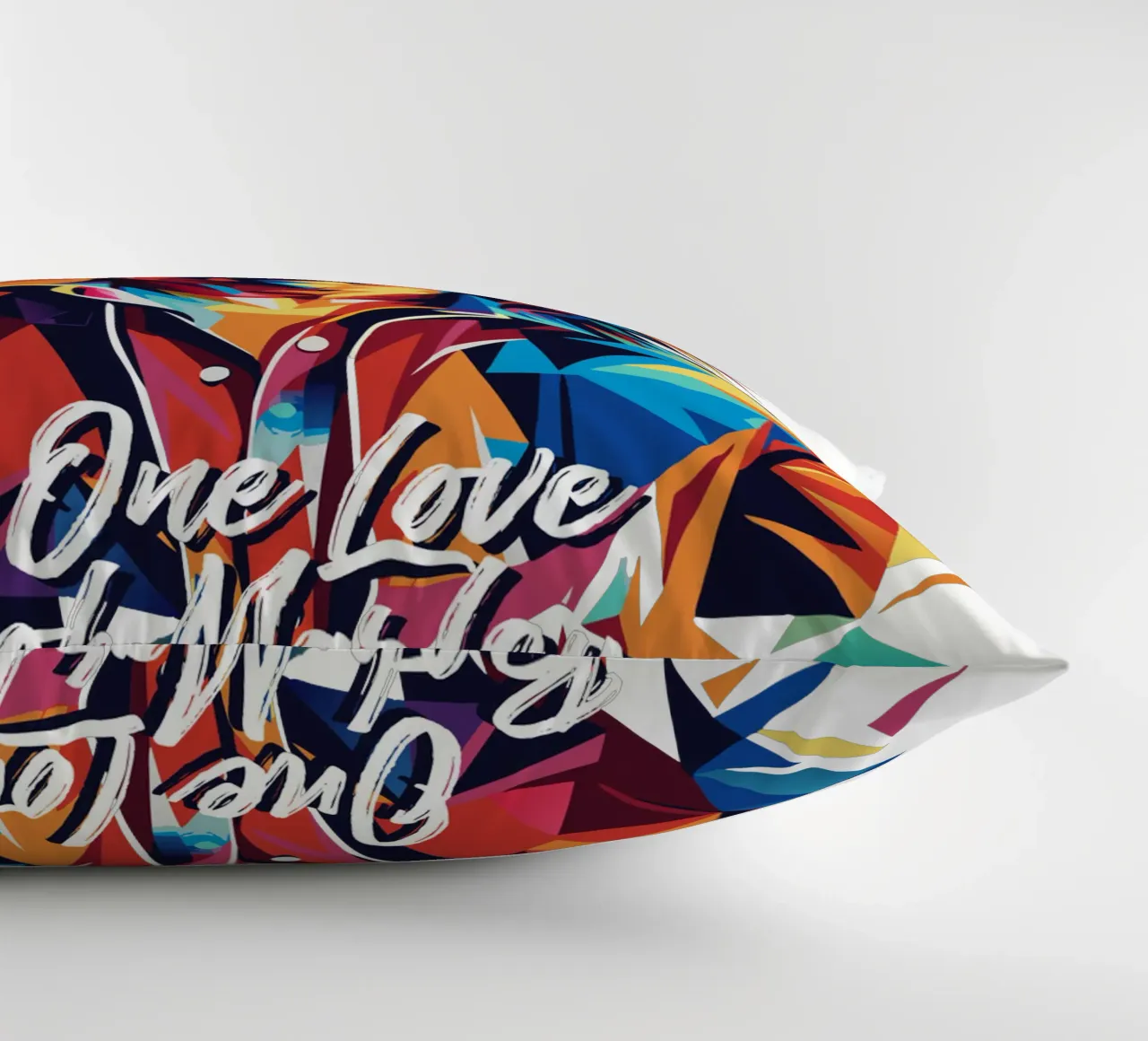 Bob Marley in WPAP Pop Art cuscino da vectorartnesia