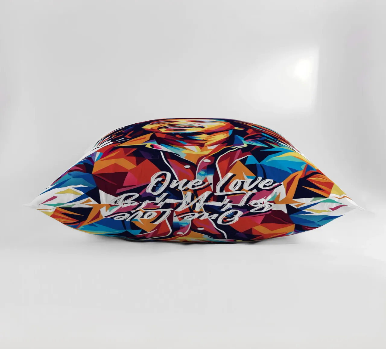 Bob Marley in WPAP Pop Art cuscino da vectorartnesia