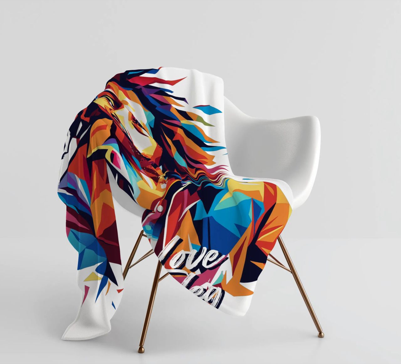 Bob Marley in WPAP Pop Art coperta in pile da vectorartnesia