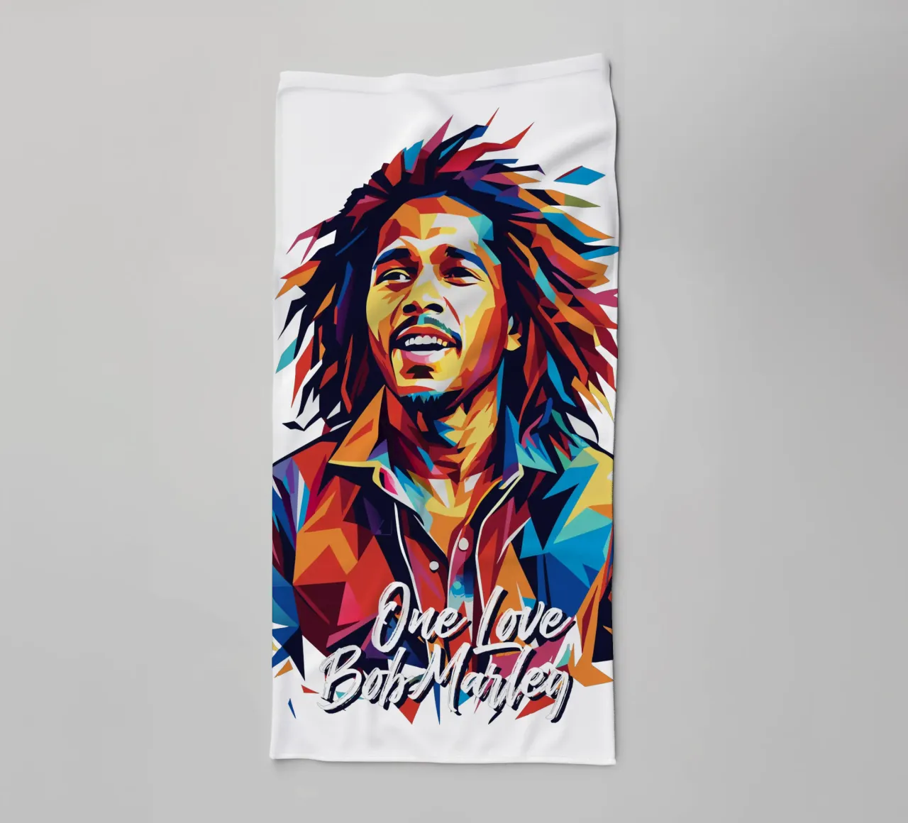 Bob Marley in WPAP Pop Art asciugamano da bagno da vectorartnesia