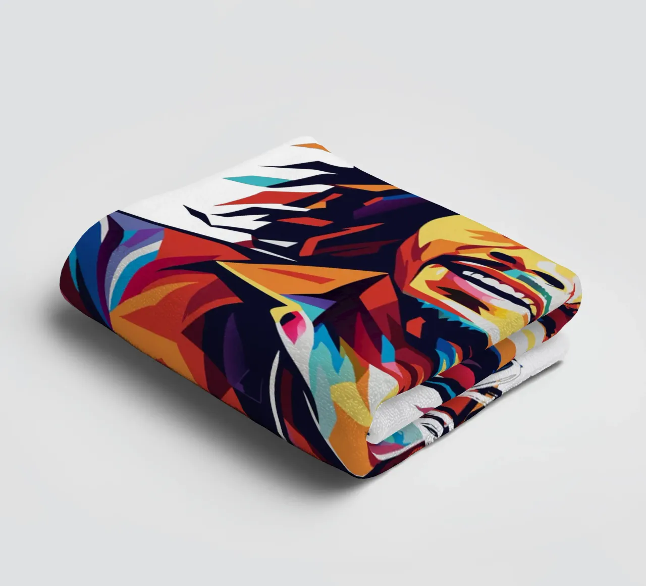 Bob Marley in WPAP Pop Art asciugamano da bagno da vectorartnesia