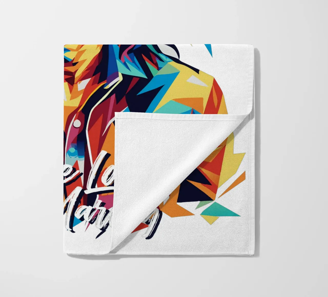 Bob Marley in WPAP Pop Art telo mare da vectorartnesia