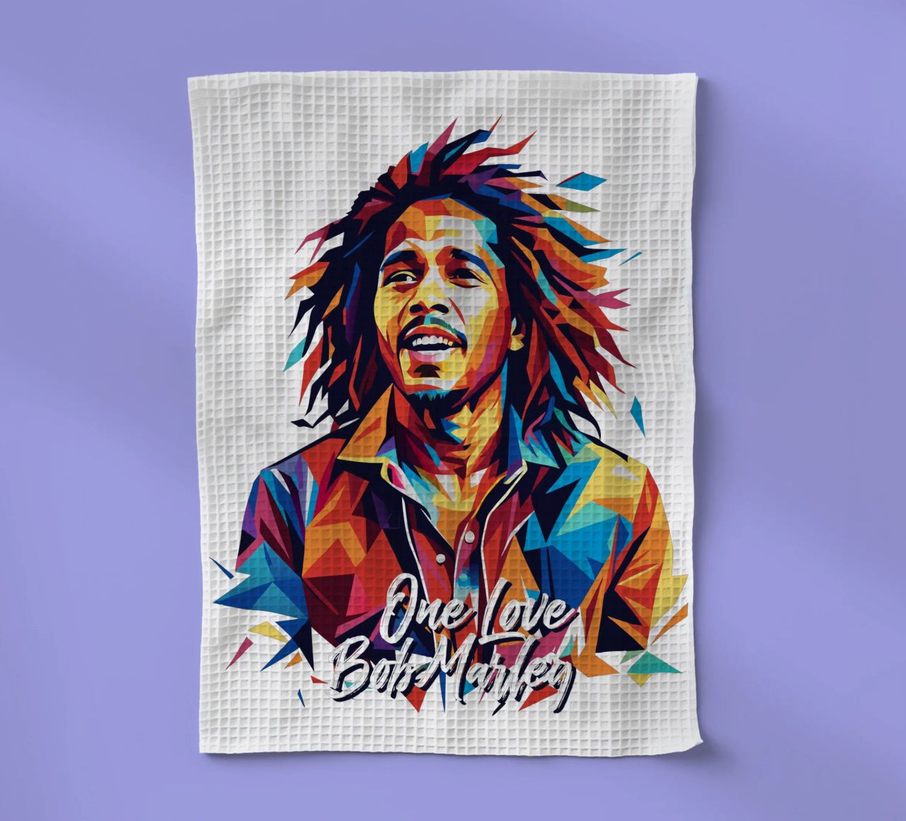 Bob Marley in WPAP Pop Art canovaccio da cucina da vectorartnesia