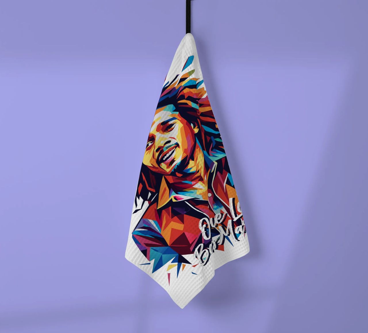 Bob Marley in WPAP Pop Art canovaccio da cucina da vectorartnesia