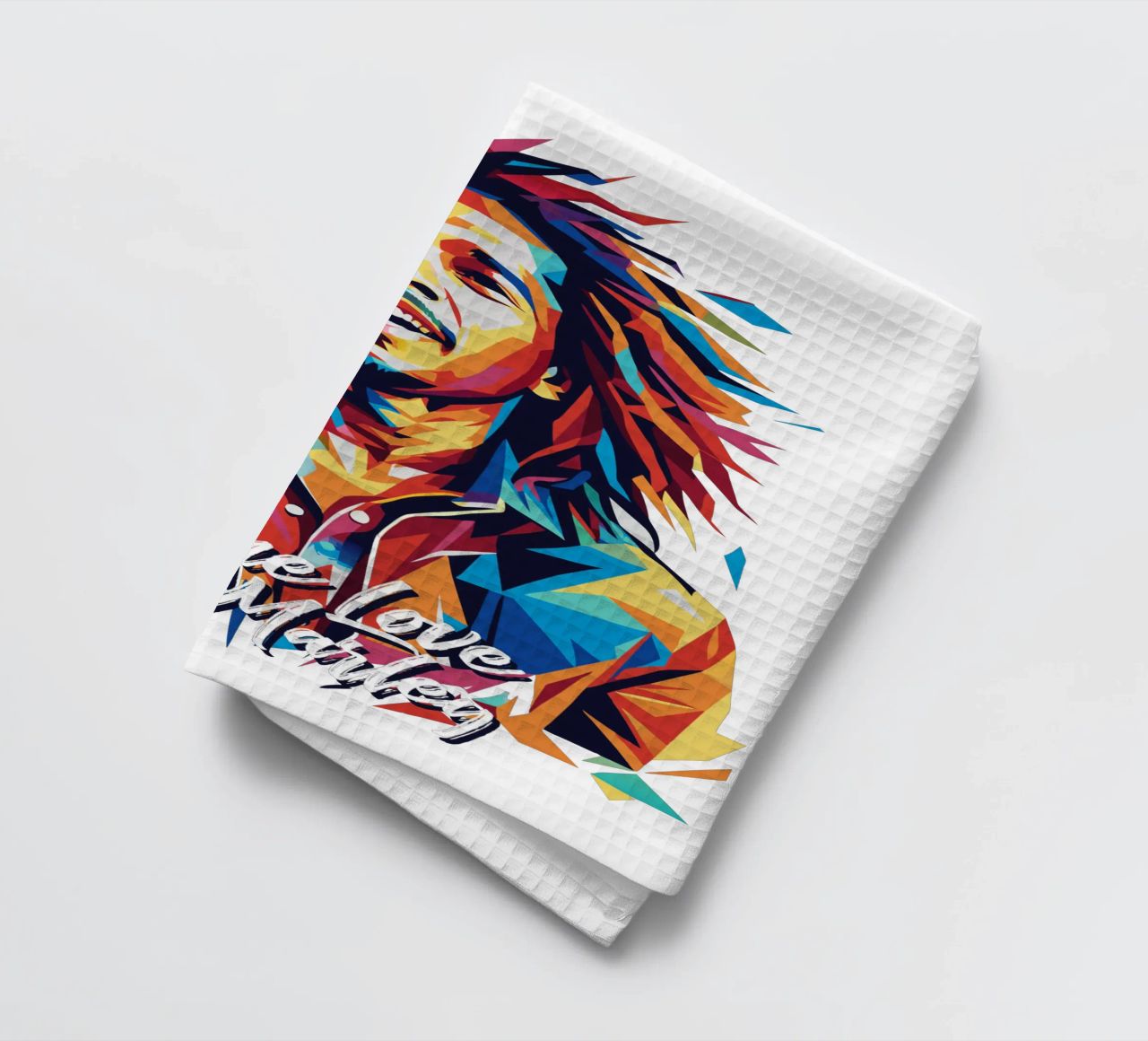 Bob Marley in WPAP Pop Art canovaccio da cucina da vectorartnesia