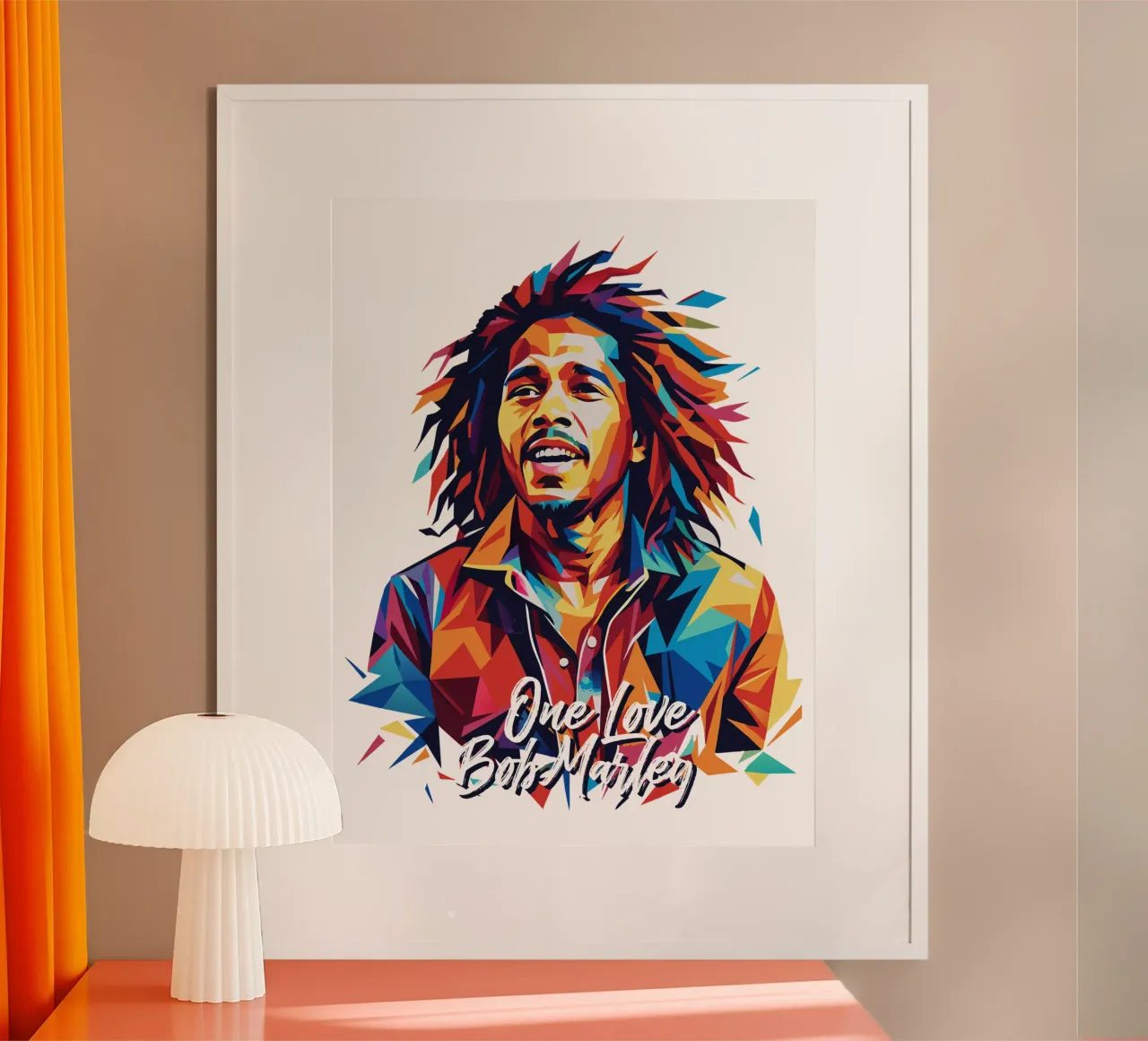 Bob Marley in WPAP Pop Art poster da vectorartnesia