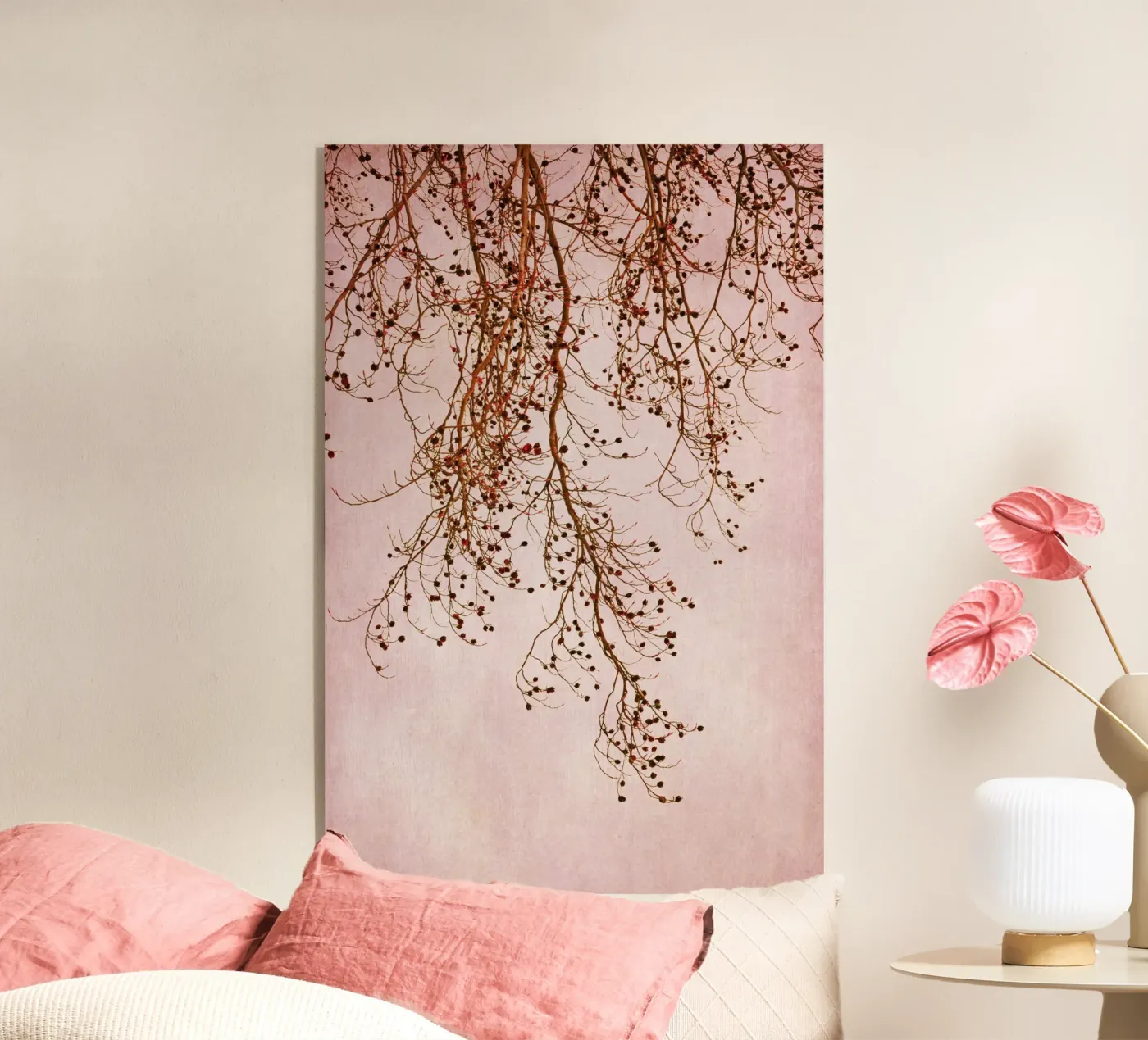 awaiting spring Acryl-Glas von Visuelle Poesie am Wegesrand