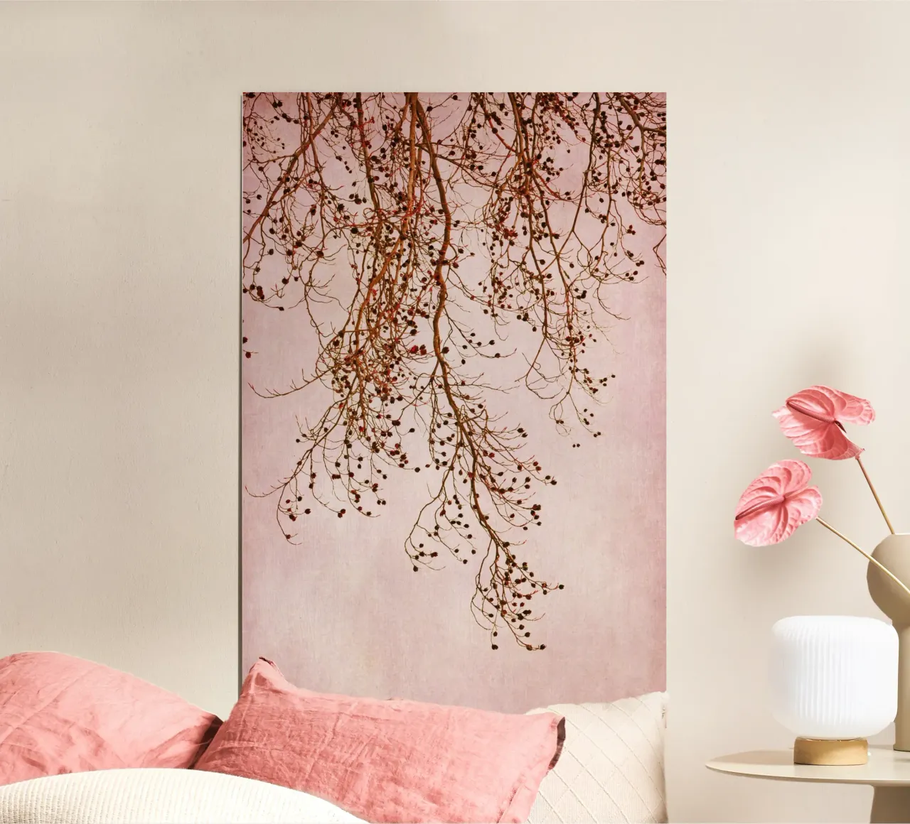 awaiting spring poster van Visuelle Poesie am Wegesrand