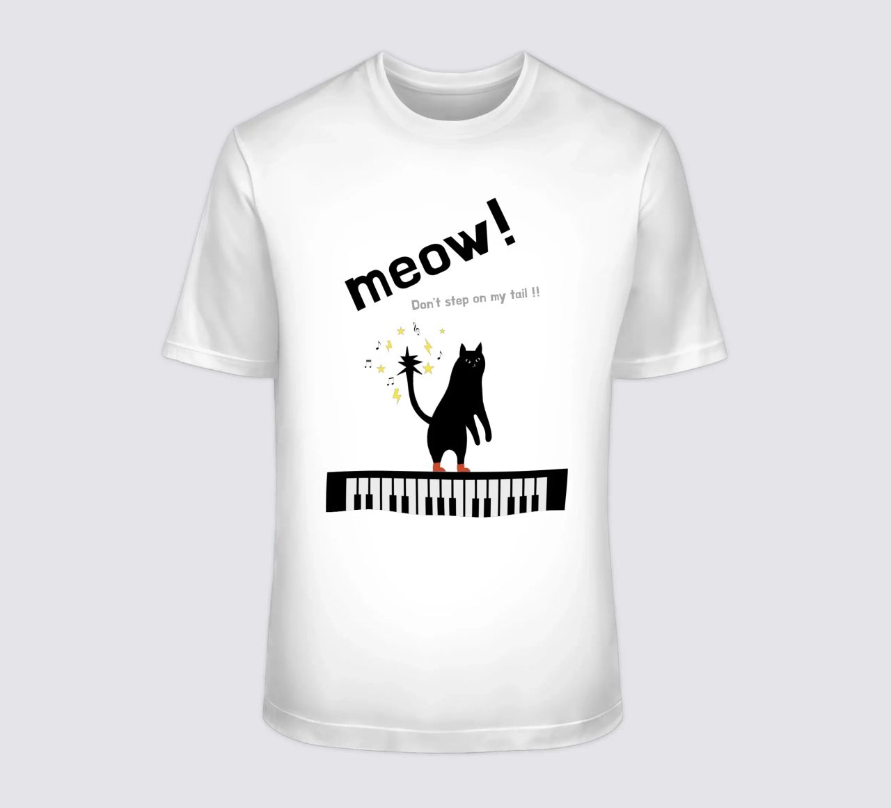 Meow - Dancing Cat t-shirt da natural neutral