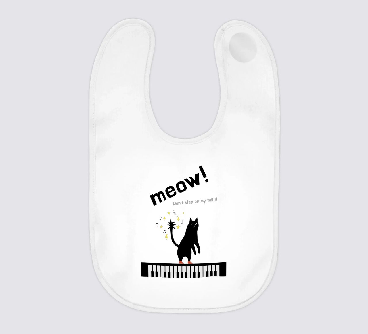 Meow - Dancing Cat bavaglino da natural neutral