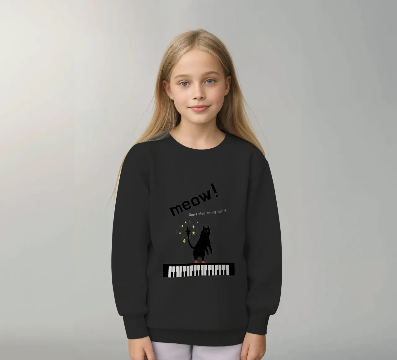 Meow - Dancing Cat felpa bambino da natural neutral