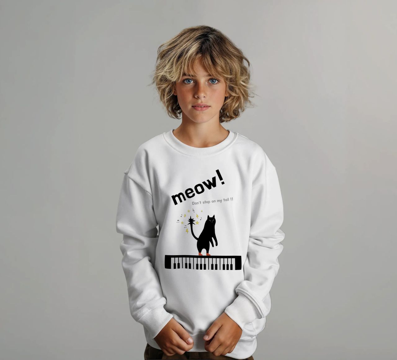 Meow - Dancing Cat felpa bambino da natural neutral