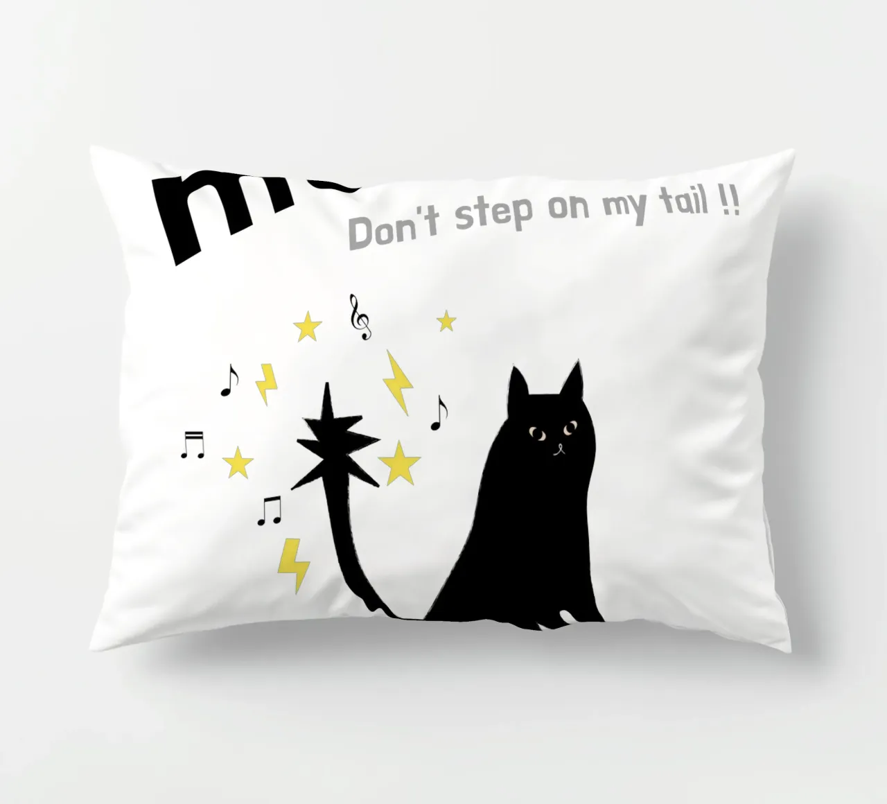 Meow - Dancing Cat cuscino da natural neutral