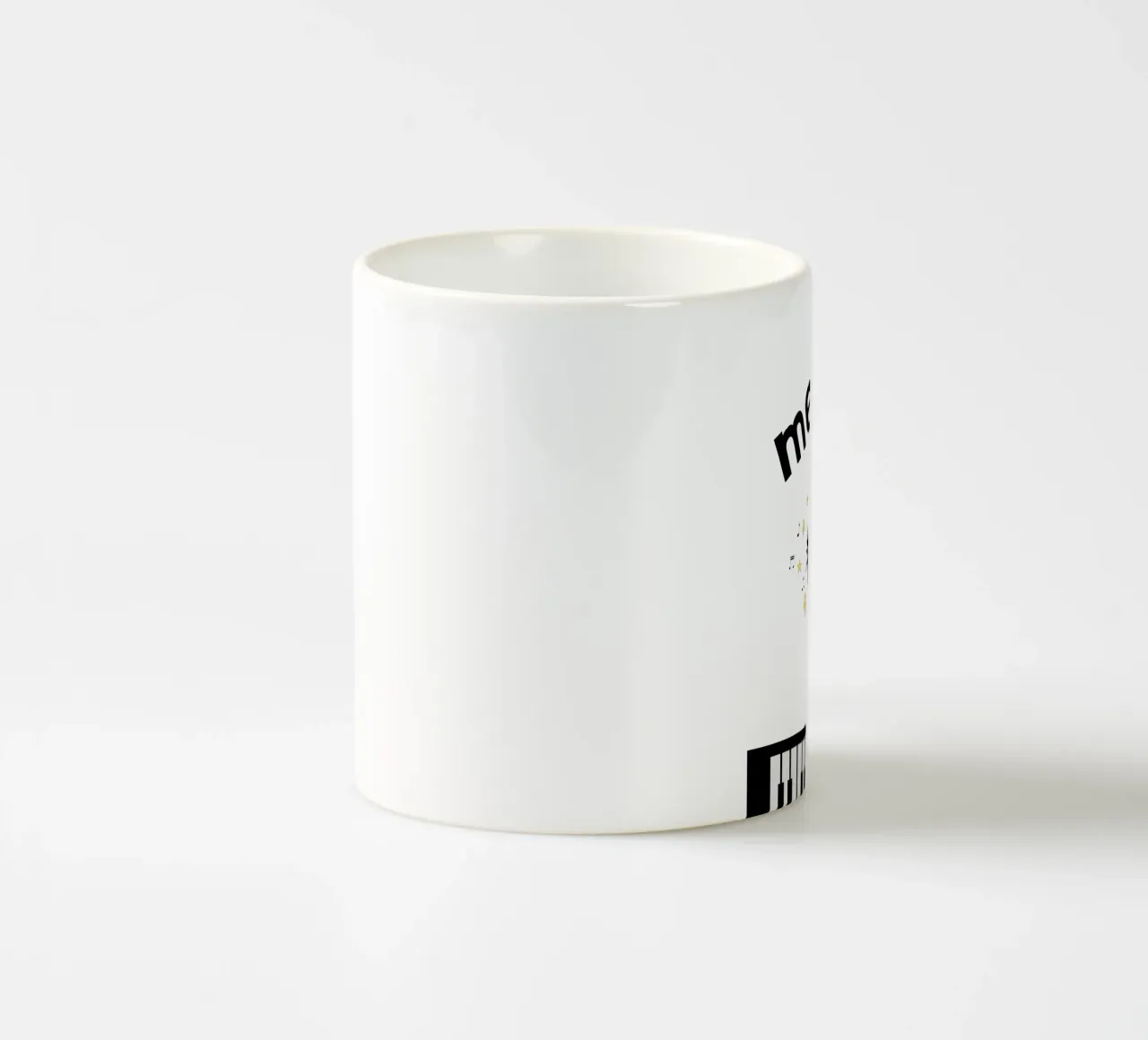 Meow - Dancing Cat mug en céramique de natural neutral