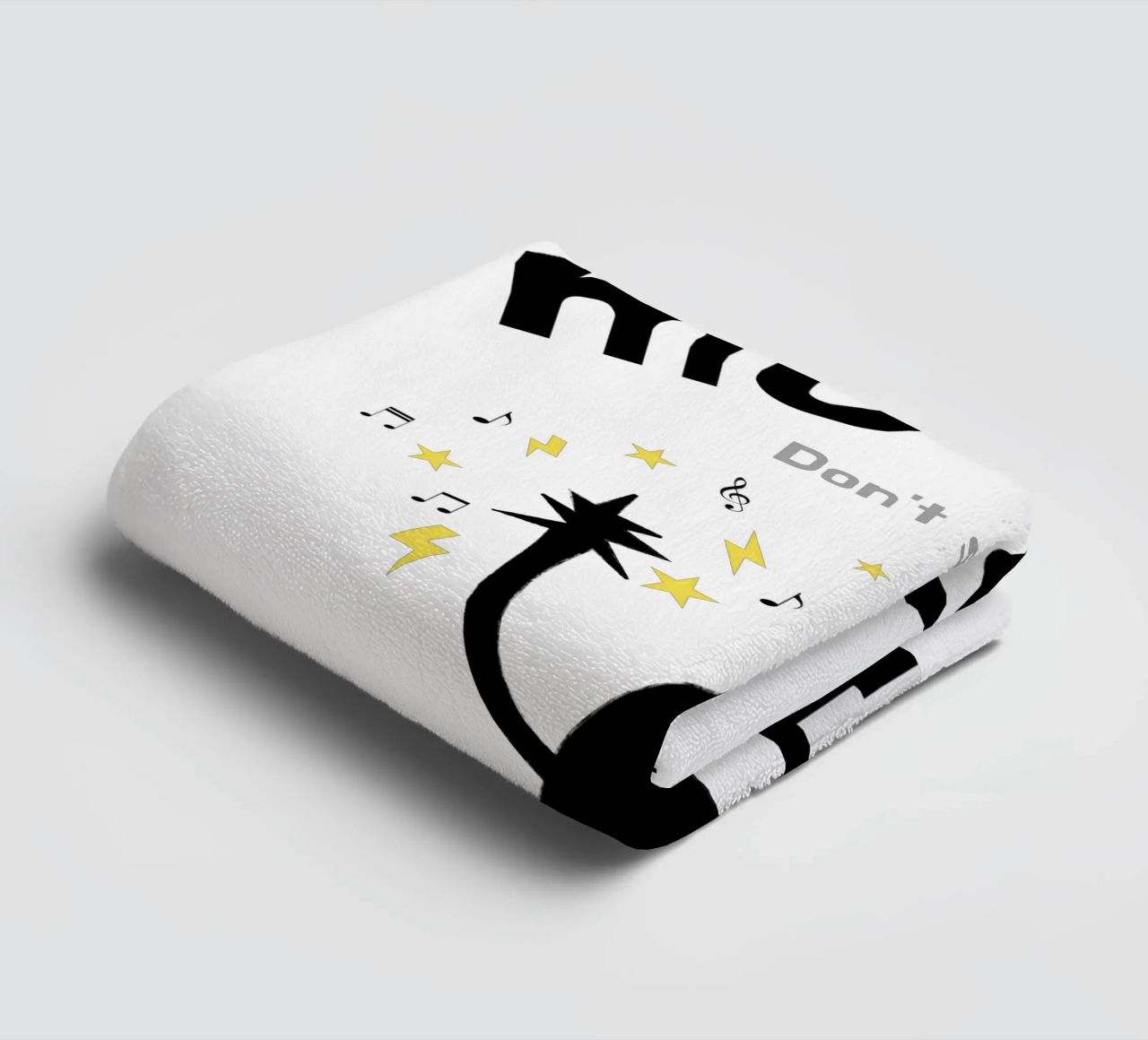 Meow - Dancing Cat asciugamano da bagno da natural neutral