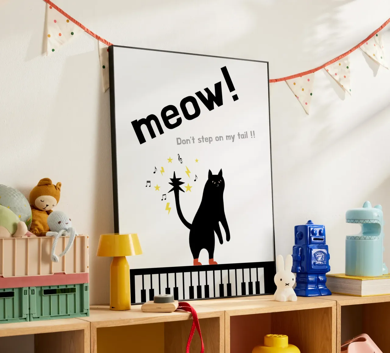 Meow - Dancing Cat pannello forex da natural neutral