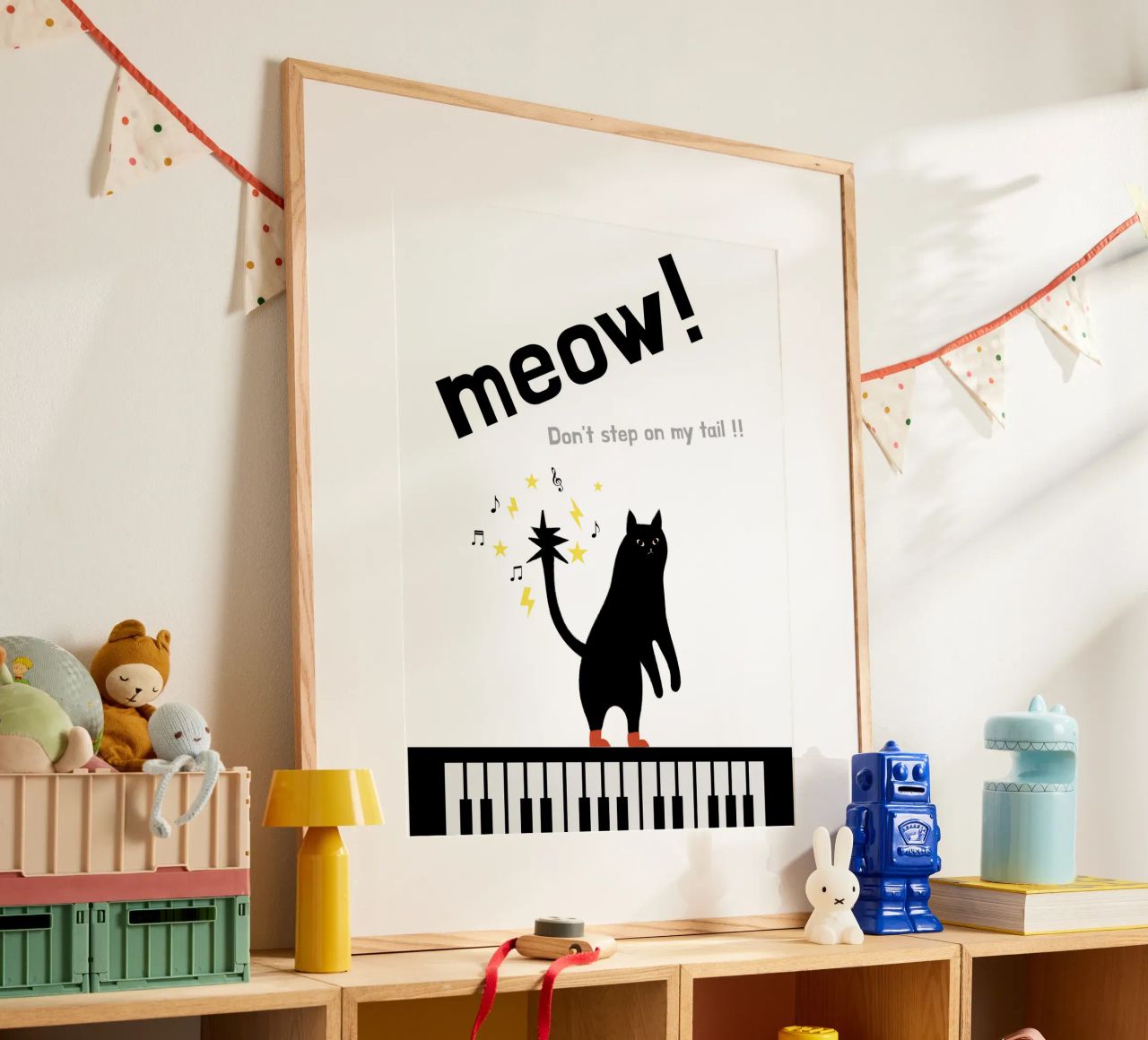 Meow - Dancing Cat carta hahnemühle da natural neutral