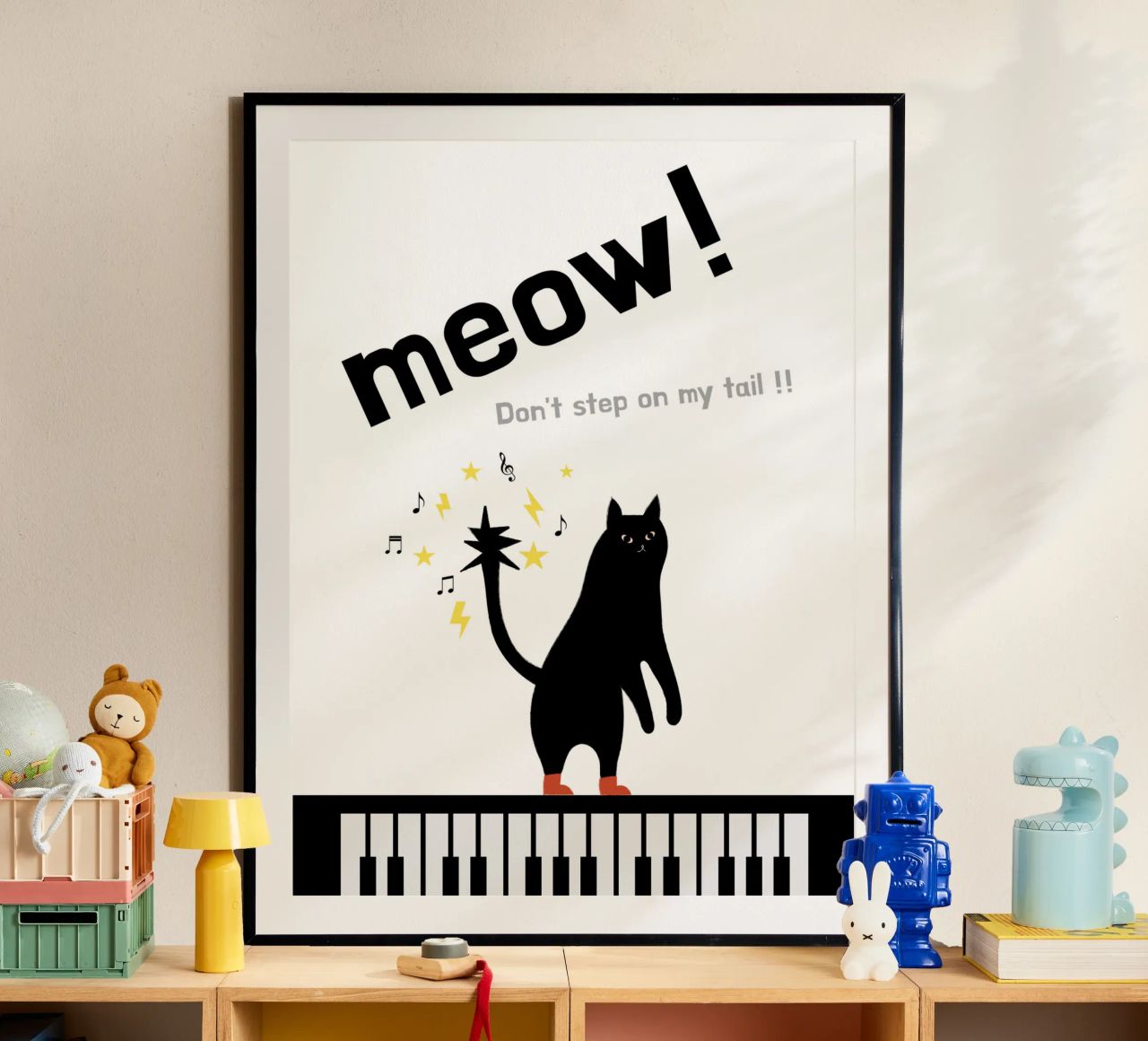Meow - Dancing Cat carta hahnemühle da natural neutral