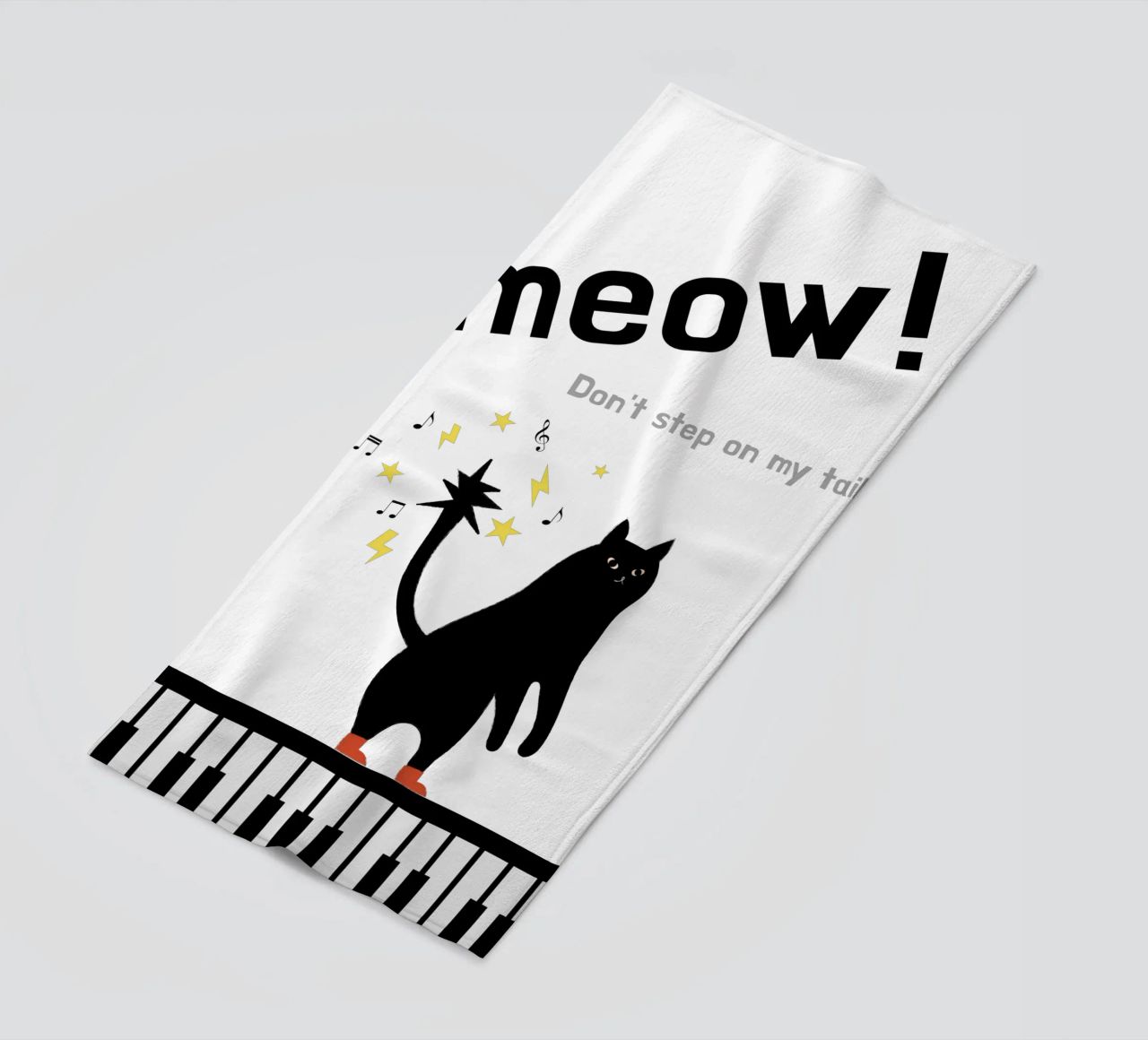 Meow - Dancing Cat telo mare da natural neutral