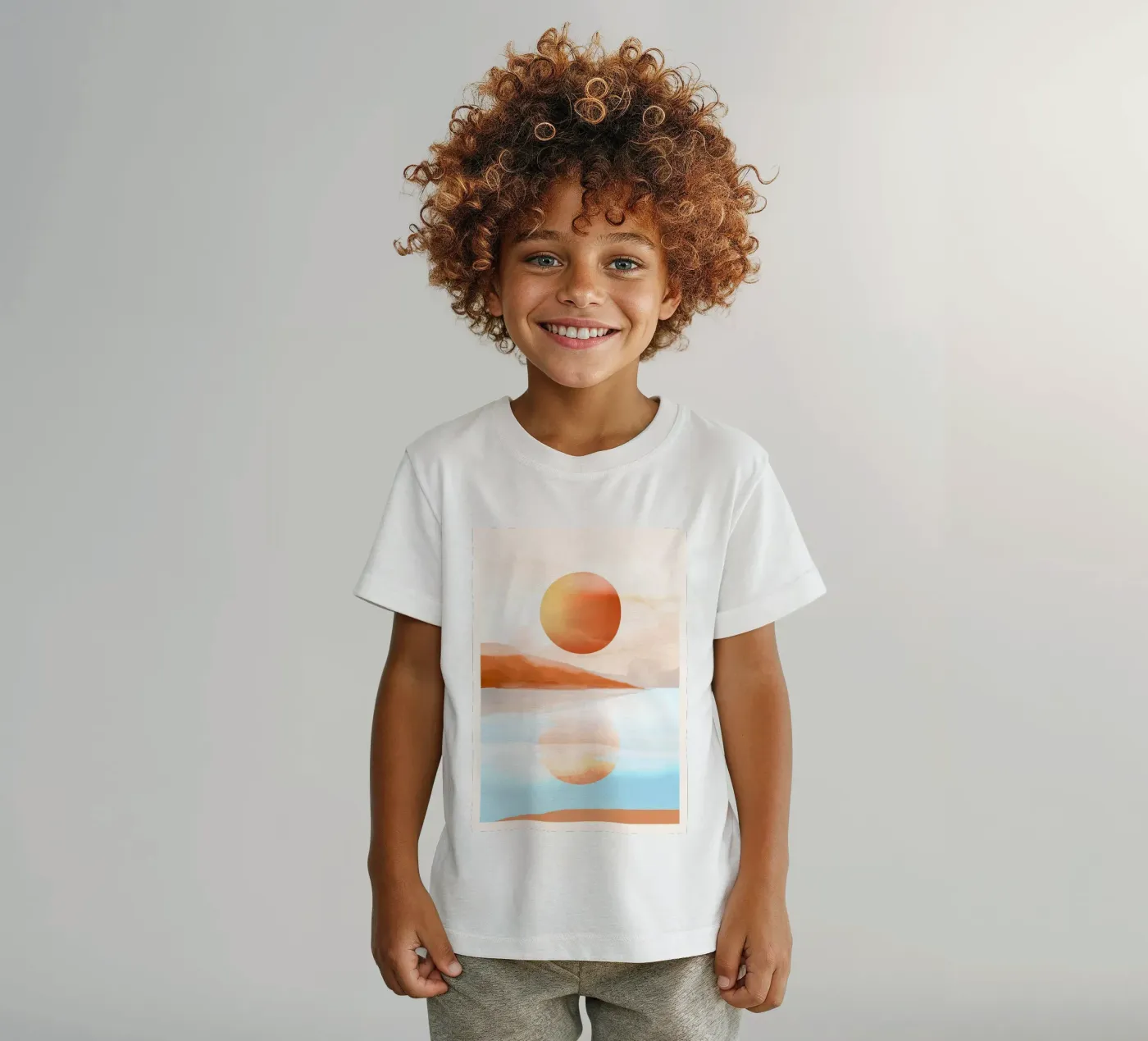 Réflexion du soleil t-shirt enfant de ThingDesign