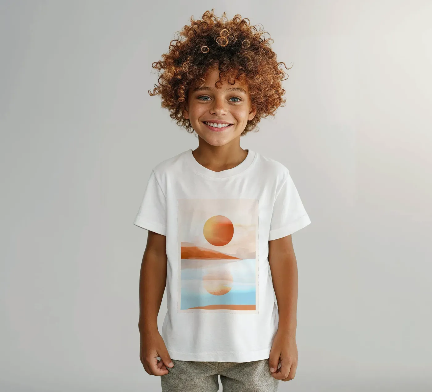 Réflexion du soleil t-shirt enfant de ThingDesign