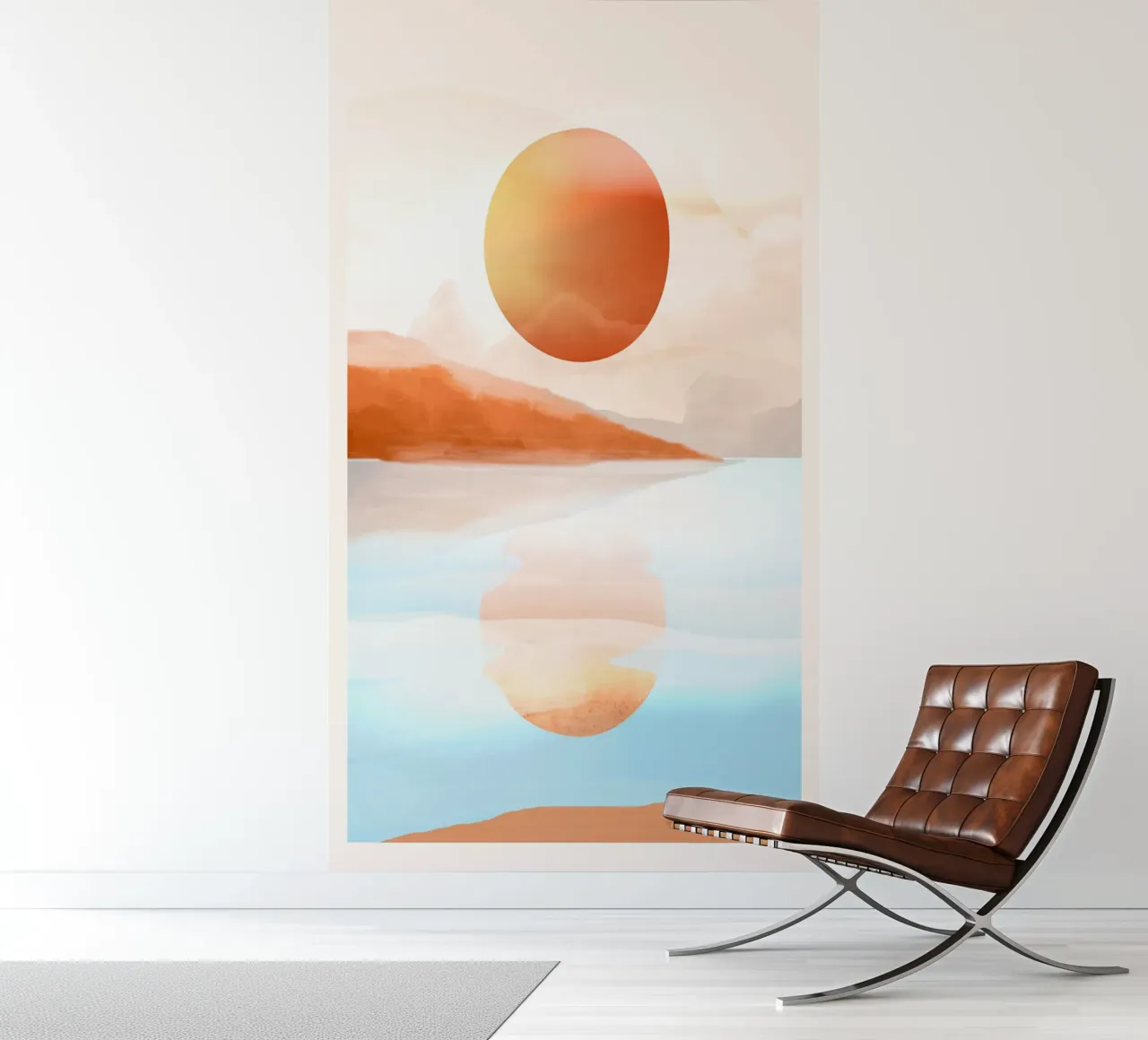 Sun Reflection fotobehang van ThingDesign