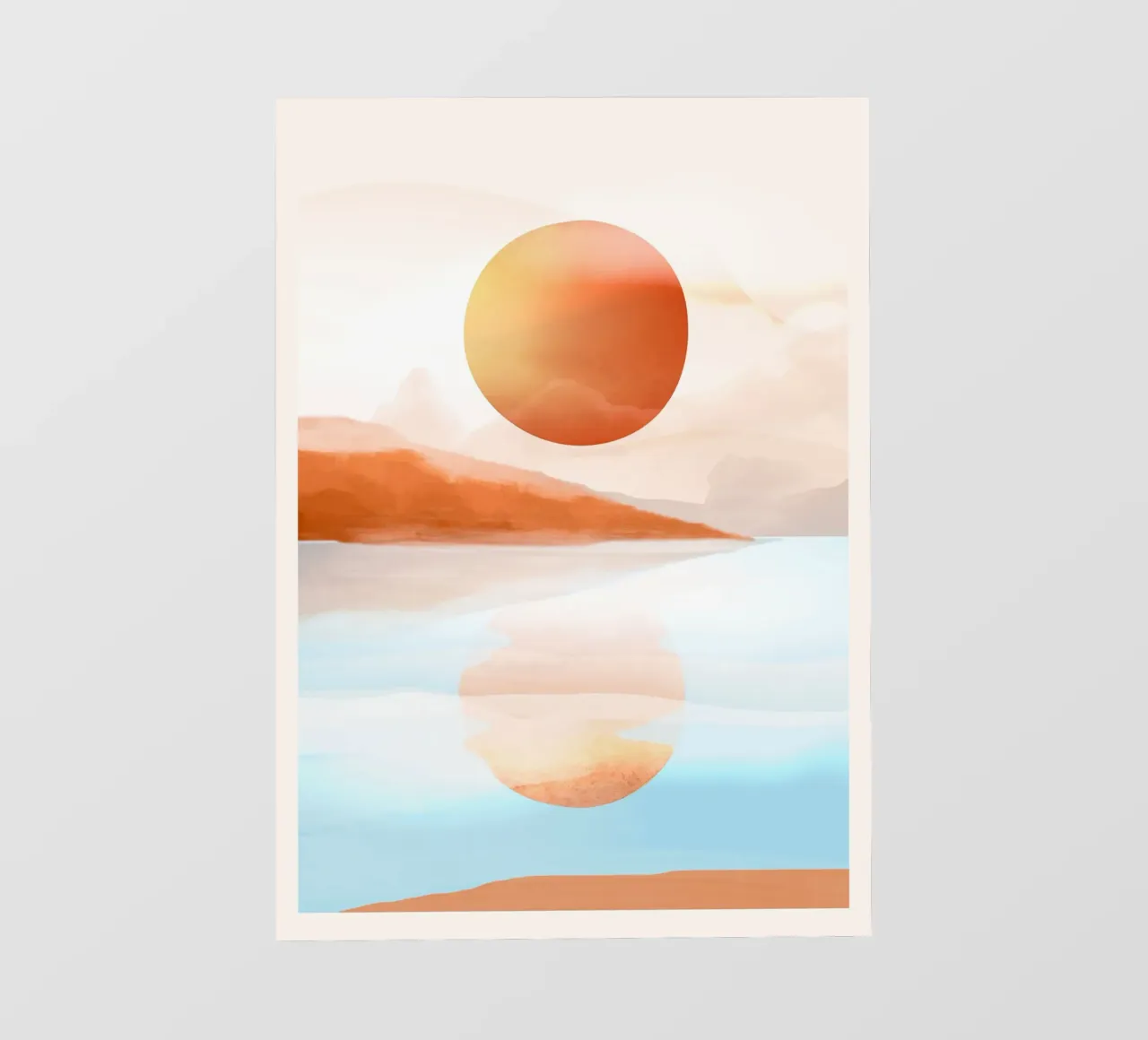 Sun Reflection fotobehang van ThingDesign