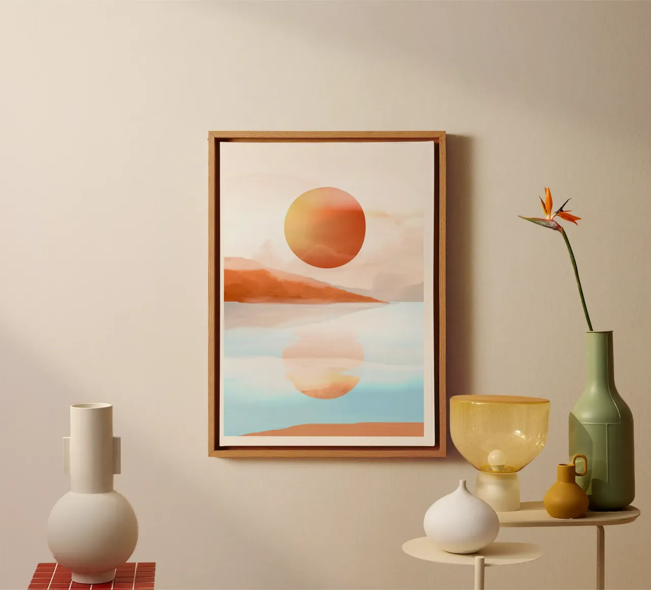 Sun Reflection canvas by ThingDesign