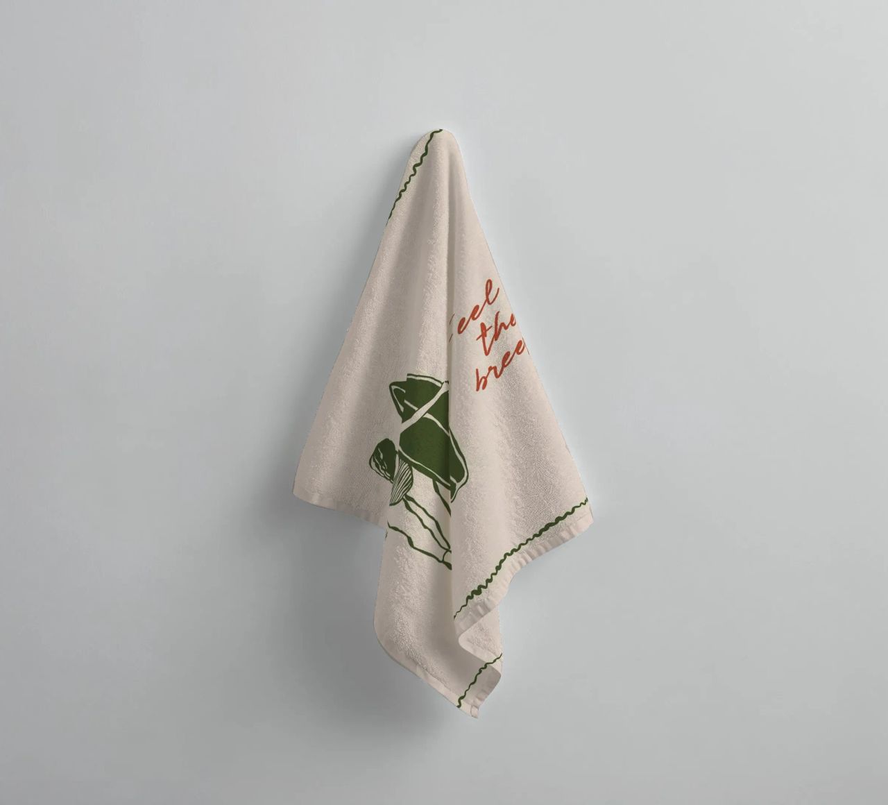 Boho Vacation 7 Feel the Breeze asciugamano da bagno da Boho Print Collection