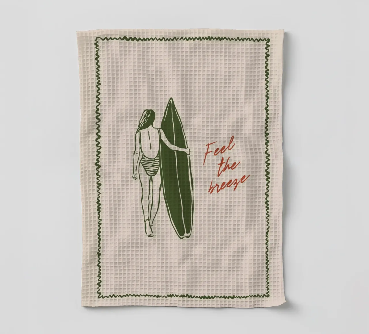 Boho Vacation 7 Feel the Breeze canovaccio da cucina da Boho Print Collection