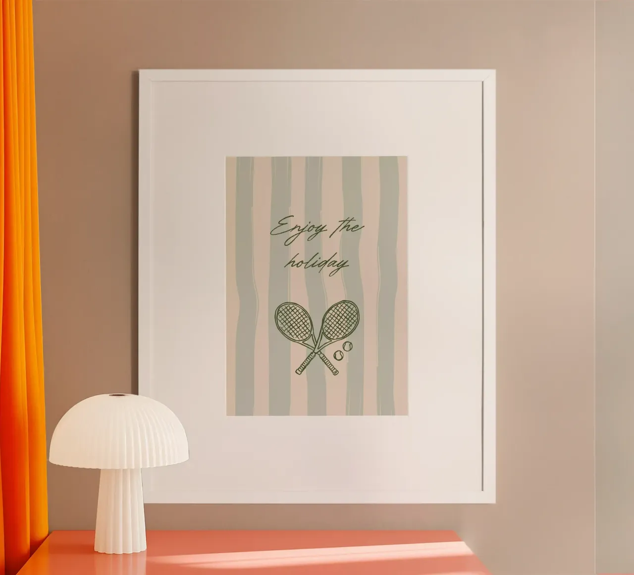 Boho Vacation 8 Enjoy the Holiday poster da Boho Print Collection