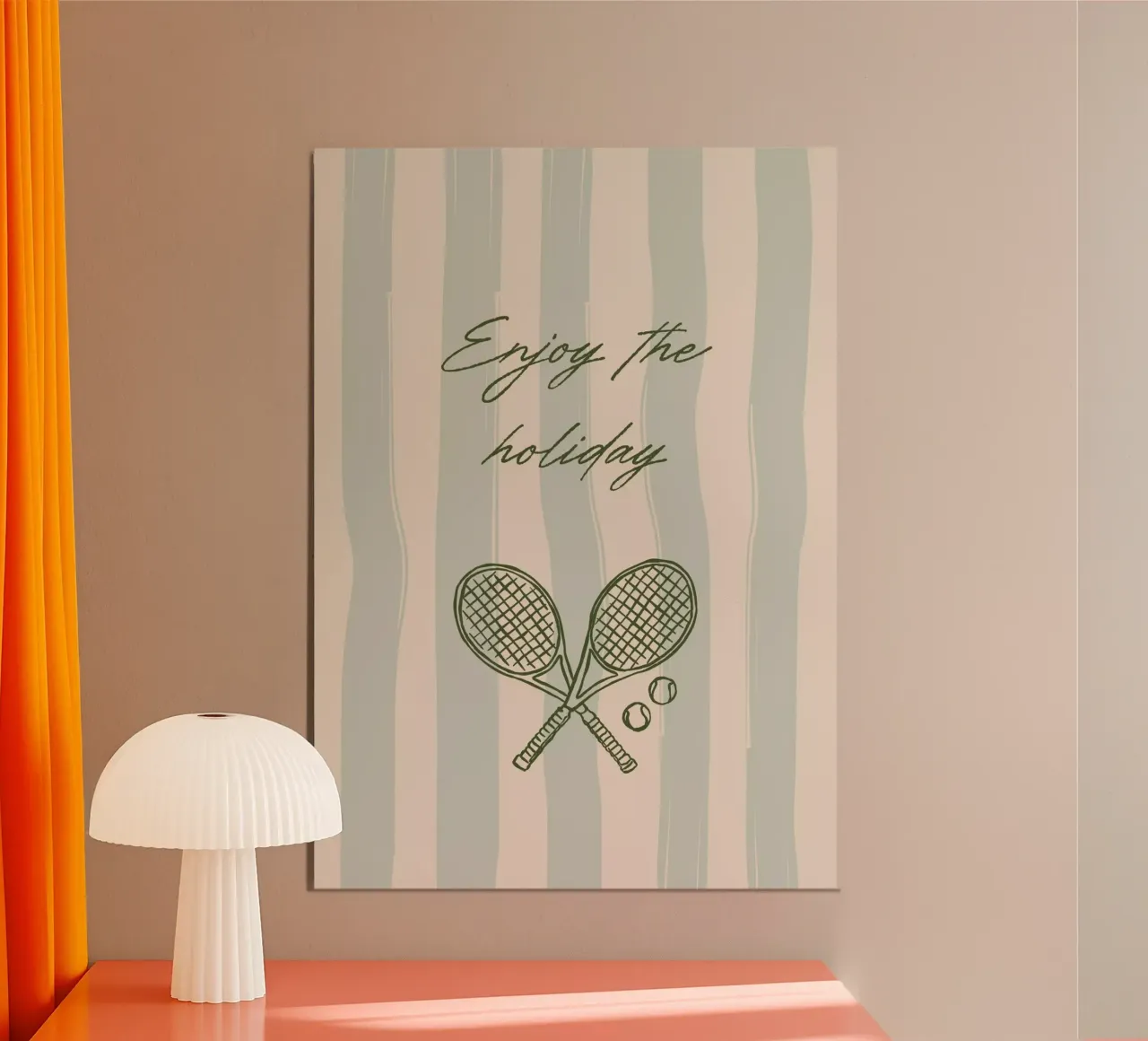 Boho Vacation 8 Enjoy the Holiday poster da Boho Print Collection