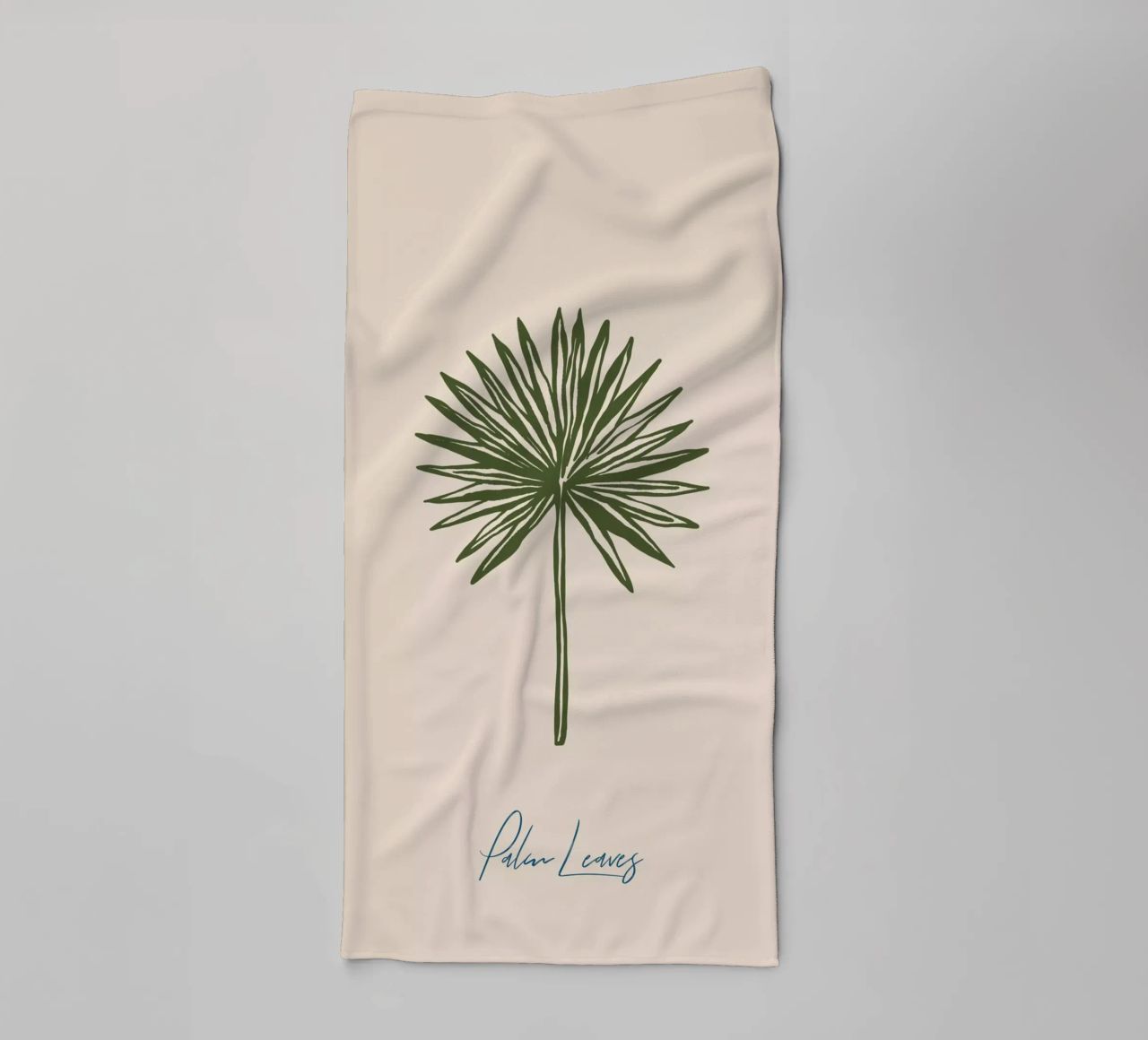 Boho Vacation 8 Palm Leaves asciugamano da bagno da Boho Print Collection