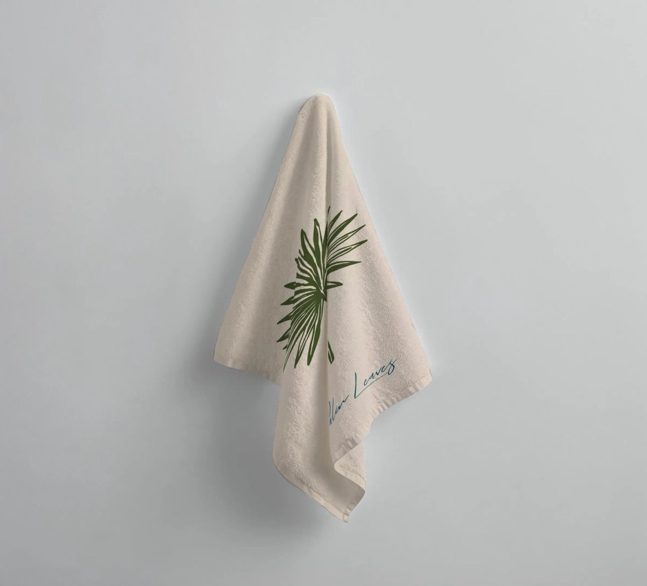 Boho Vacation 8 Palm Leaves asciugamano da bagno da Boho Print Collection