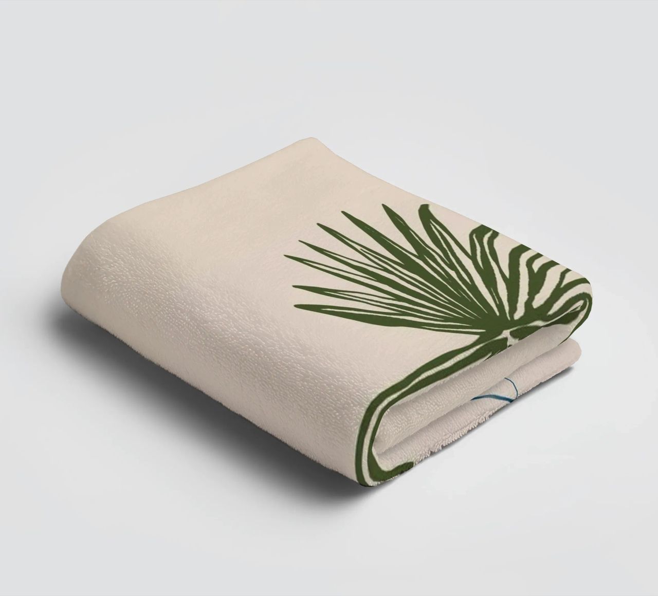 Boho Vacation 8 Palm Leaves asciugamano da bagno da Boho Print Collection
